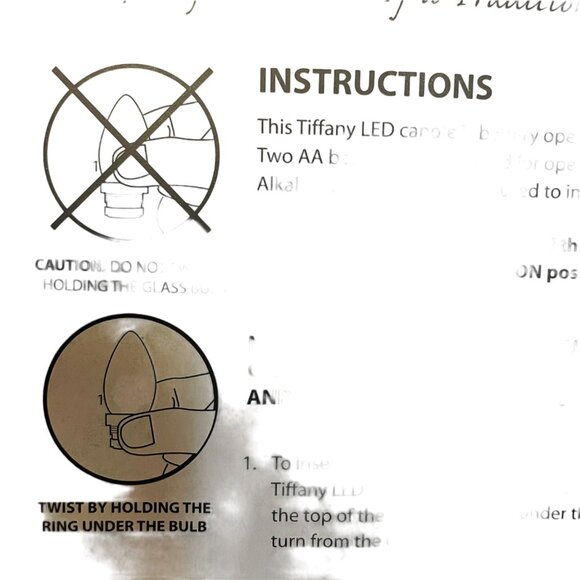 Wireless Tiffany Candles With 8 Hr Auto Timer By Brite Star LED Last All Seaspm - Picture 7 of 8